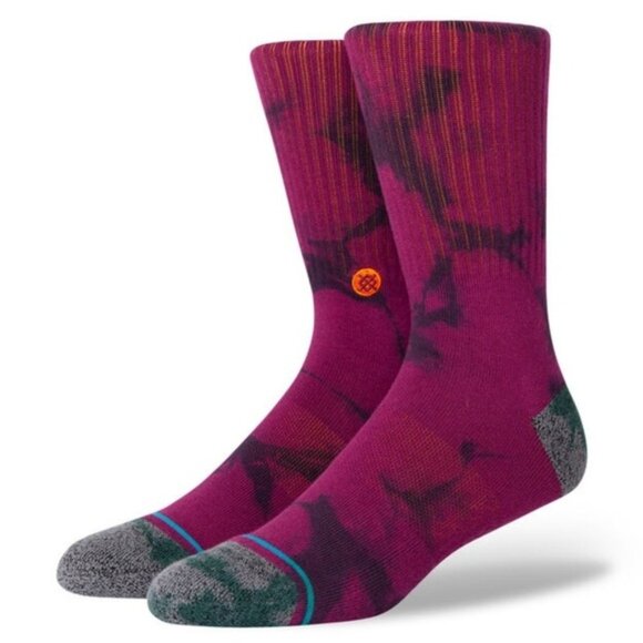 Stance Scarabaeus Crew Socks - Purple, Large, NWT - Picture 1 of 5